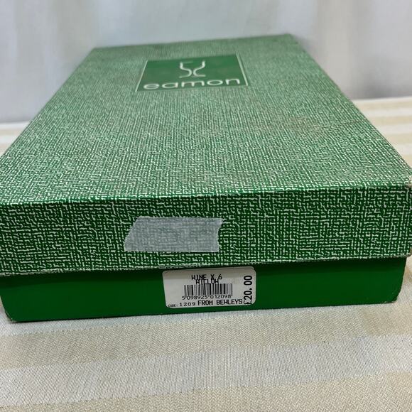 amon Willow Hand Cut Clear Sherry Wine Glasses Twisted Stem Ireland Boxed VTG - Picture 3 of 4